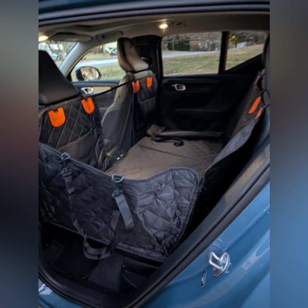 NEW Katziela Extended Back Car Seat Cover, Large, Black - Picture 10 of 14